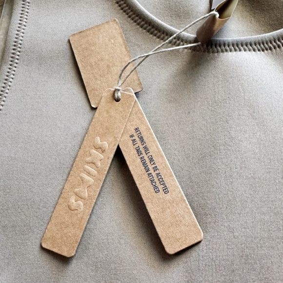 NEW SKIMS Sport Swim High Neck Top with Velcro - Picture 7 of 8